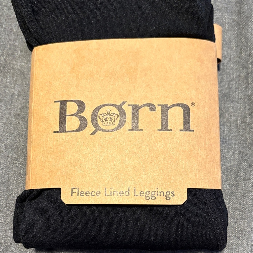 Born Black Fleece Lined Leggings